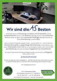 B&uuml;rokraft gesucht